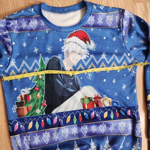 Jujutsu Kaisen Anime Satoru Gojo Ugly Sweater Jujutsu Kaisen Anime Sweater - Picture 6 of 7
